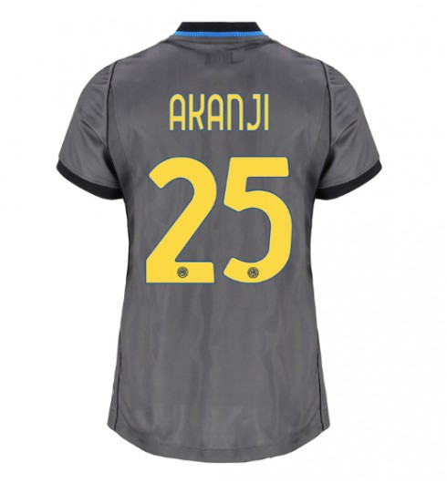 Inter Milan Manuel Akanji #25 Alternativní Dres pro Dámské 2026-27 Krátký Rukáv Inter Milan Manuel Akanji #25 Alternativní Dres pro Dámské 2026-27 Krátký Rukáv